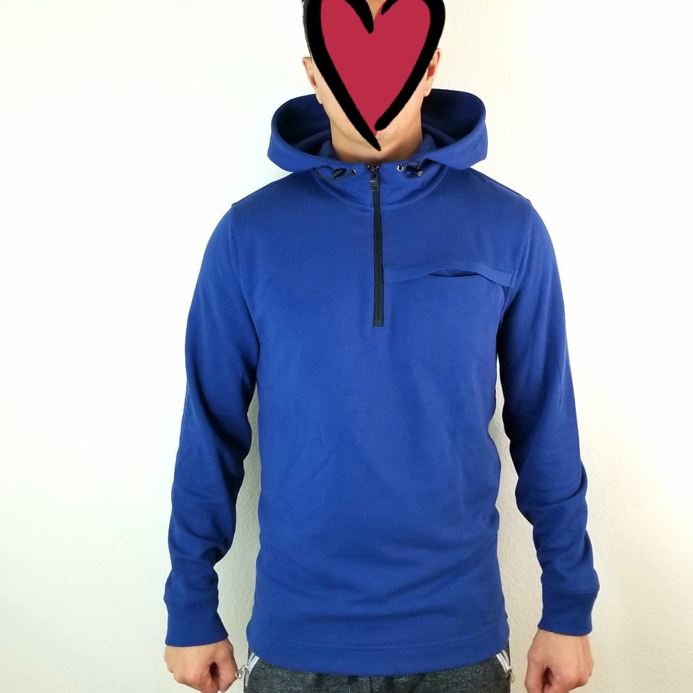 Banana Republic Men's Half Zip Performance Hoodie